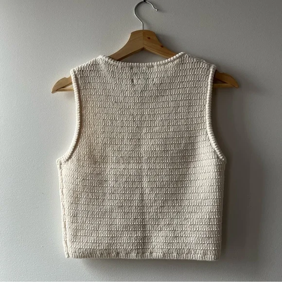 🌻MUST GO free ship! Industry Republic Knit/Crochet Crop Top w/ Flowers - Medium - Picture 3 of 8